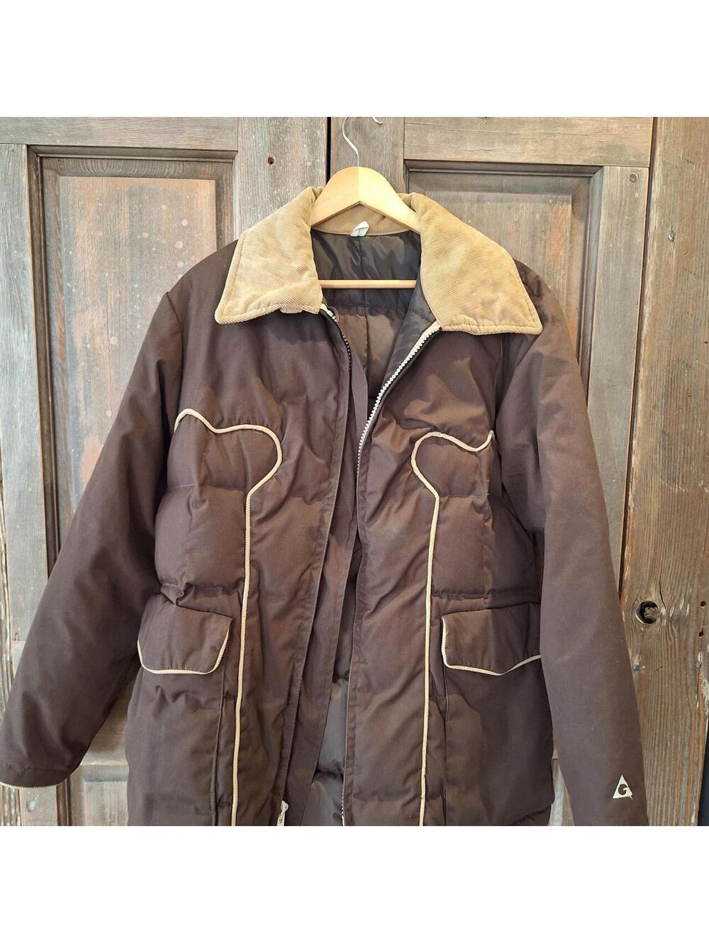 Vintage Gerry Unisex, Brown, down filled Jacket, Womens.
